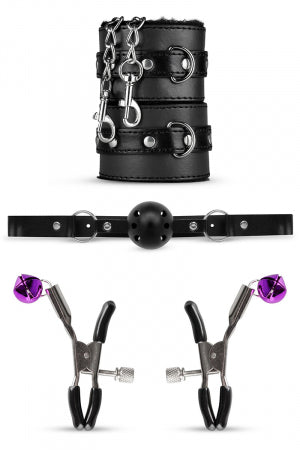 Coffret BDSM Black Fantasy 10 accessoires