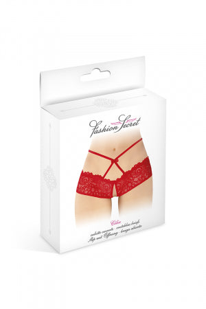 Culotte ouverte rouge Celia