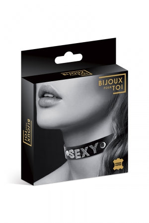 Collier strass SEXY