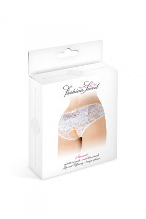 Culotte ouverte blanche Amanda