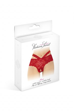 Culotte ouverte rouge Marie