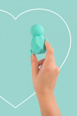 Mini vibro rechargeable BlissKey vert · Fairygasm · vue 2
