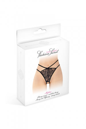 String ouvert Mylene noir