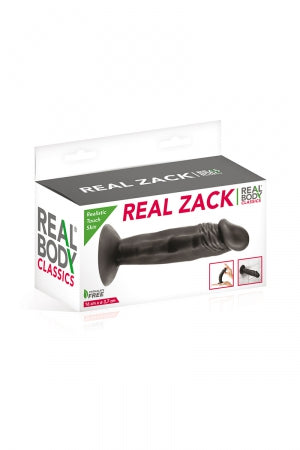 Gode réaliste 16 cm noir Real Zack