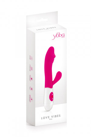 Vibromasseur Rabbit Elya rose · Yoba · vue 2