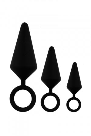 kit d'entrainement anal 3 plugs silicone