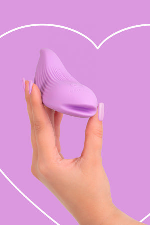 Mini vibro rechargeable DelightfulWave violet · Fairygasm · vue 2