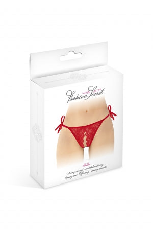 String rouge ouvert à nouer Stella