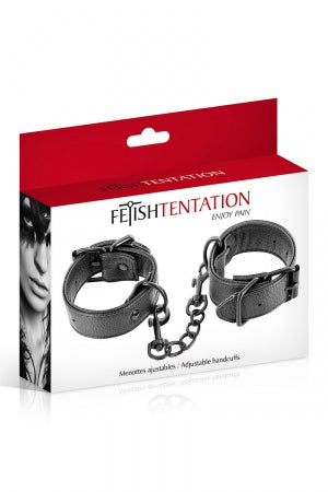 Menottes simili cuir ajustables