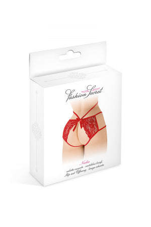 Culotte ouverte Nadia rouge