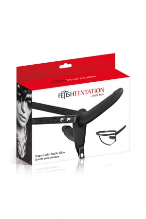 Double gode ceinture noir