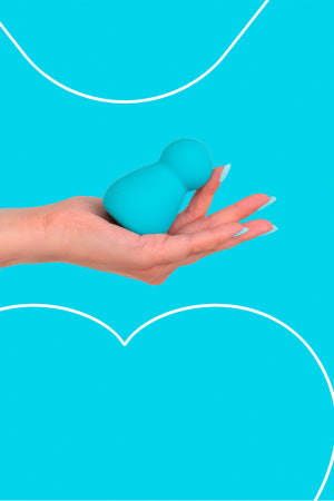 Mini vibro rechargeable Applust bleu · Fairygasm · vue 2