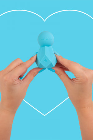 Mini vibro rechargeable BlissKey bleu · Fairygasm · vue 2