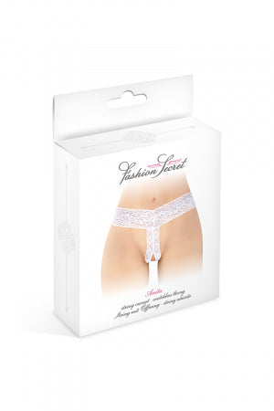 String ouvert Anita blanc