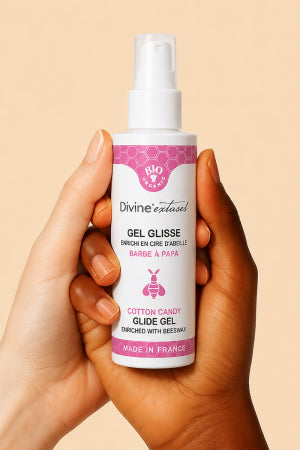 Lubrifiant Bio Barbe à papa 100ml Divinexstases