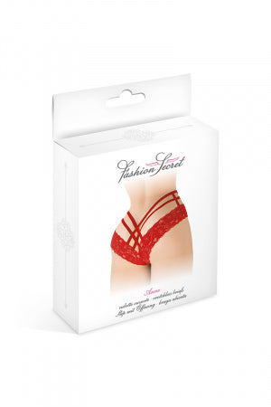Tanga ouvert Anne rouge