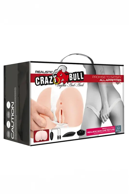 Boîte à fesses vaginale réaliste Crazy Bull.