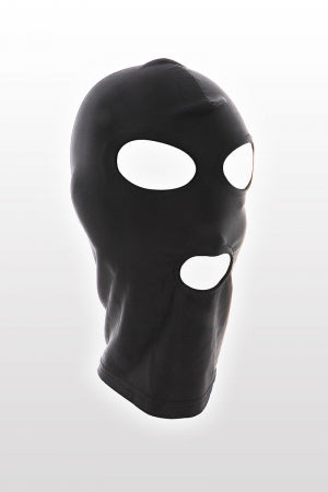 Cagoule BDSM 3 ouvertures