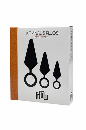 kit d'entrainement anal 3 plugs silicone