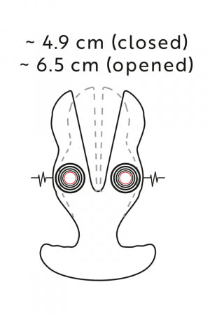 Plug anal E-Stim RC Power Expander Plug