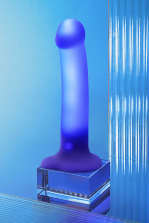 Dildo lumineux violet