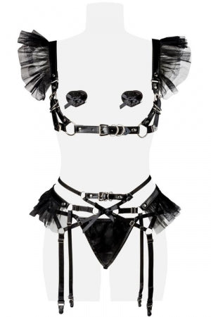 Ensemble burlesque 4 pièces