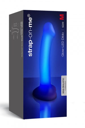 Dildo lumineux violet