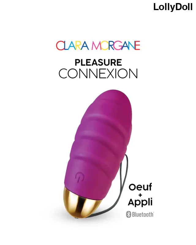 Pleasure connexion Violet - Oeuf vibrant - Clara Morgane - Oeuf vibrant disponible chez LollyDoll, pas cher