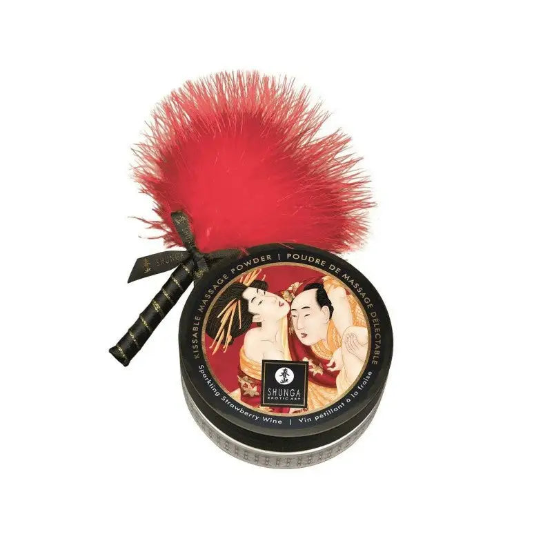 Poudre de massage délectable - Fraise et champagne disponible chez LollyDoll