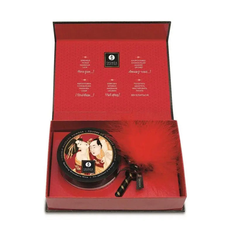 Poudre de massage délectable - Fraise et champagne disponible chez LollyDoll
