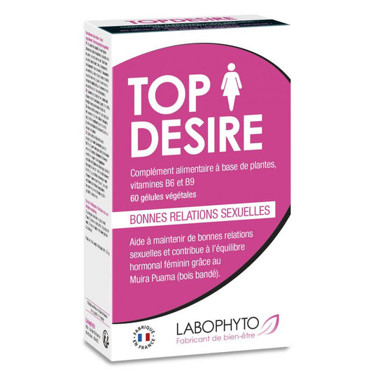 Top desire 60 gélules une formule naturelle et efficace pour stimuler la libido féminine chez LollyDoll