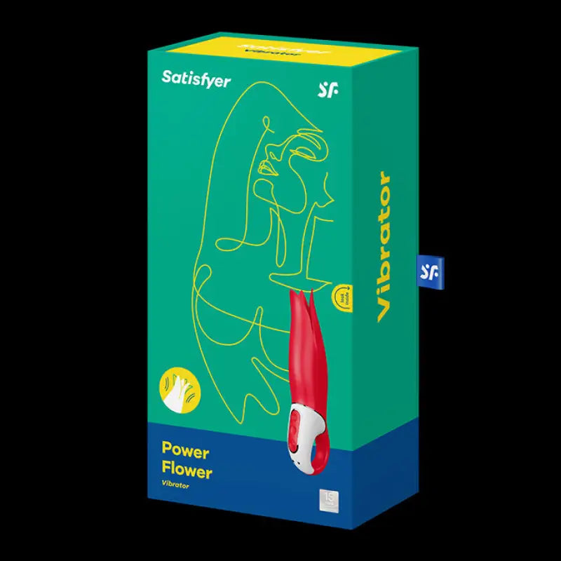 Vibromasseur Satisfyer Vibes Power Flower - Rouge - Satisfyer - Vibromasseur disponible chez LollyDoll, pas cher